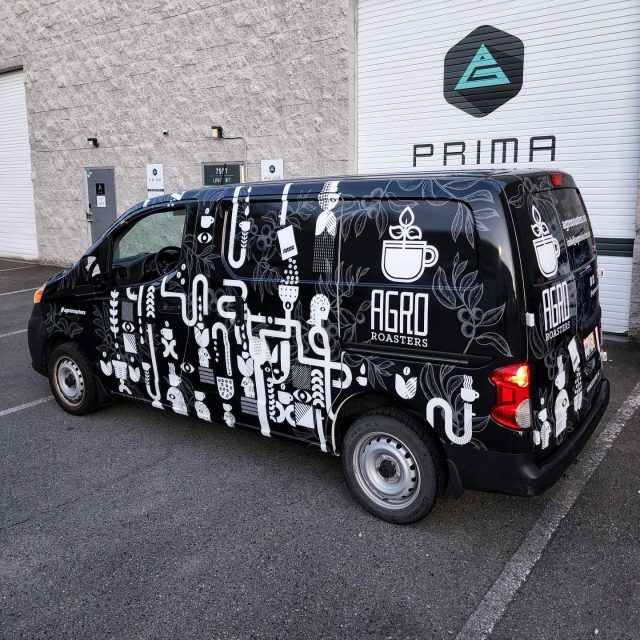 A little weekend work to finish off a massive week for our team! Thank you to @agroroasters for teaming up with us for this full printed wrap. We appreciate your business 🙏  ****************************************************  #wrap #wrapped #wraps #carwrap #coffee #coffeetime #coffeeshop #coffeelover #vanwrap #graphics #vehiclegraphics #vehiclewrap #vangraphics