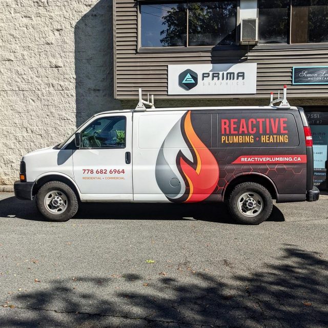 The first of many vehicle wraps for the team with @reactiveplumbingheating! They are using matte laminated partial wraps to really help their graphics stand out and get noticed. 🔥  ******************************************************  #matte #mattelaminate #wrap #wrapped #vinylwrapped  #design #vinylwraps #cars #vehiclewrap #vinyl #layednotsprayed #wraptools #wraplife #carwrappers #wrapshop #wrappedworld #wrapstyle #commercialwraps