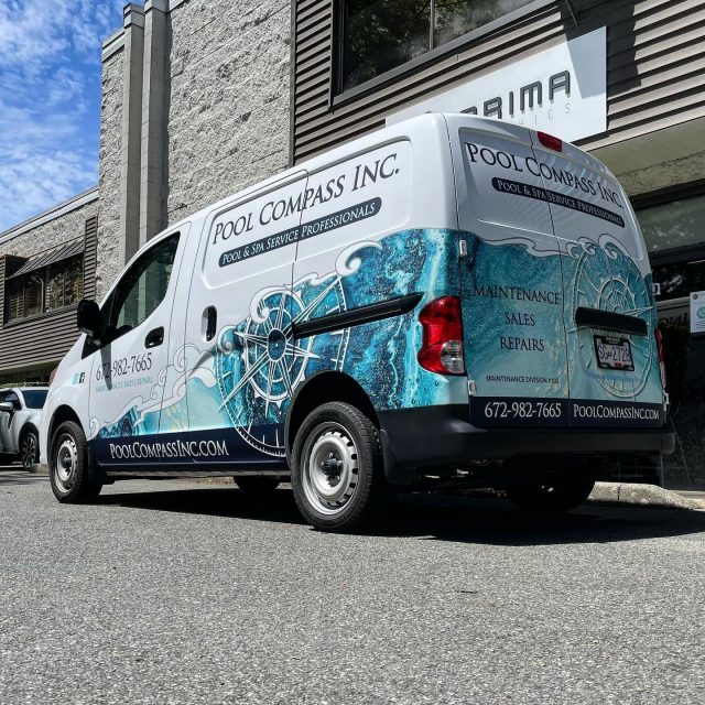 Who’s hittin’ the pool this summer?! Fresh new partial wrap for the legends with @poolcompassinc. Thank you for your business 🙏  *****************************************************  #design #vinylwraps #cars #vehiclewrap #vinyl #layednotsprayed #wraptools #wraplife #carwrappers #wrapshop #wrappedworld #wrapstyle #commercialwraps