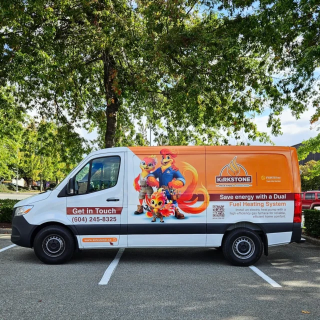 Ready for action! We had a blast working with @kirkstone_heating to wrap up some of their vans. From start to finish, these guys were absolute beauties. Have a great weekend everyone! 🙌

****************************************************

#vangraphics #vanwrap #vehiclegraphcs #brand #advertising #birds #cartoon #mascot #bird #heating #plumbing #workvan #wrapshop