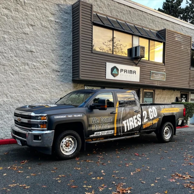 Check out this beast hittin’ the road for our friends with @tires2gomobileshop! We had a@great time working with their amazing team again. For this truck, we used a matte laminated, printed wrap. Clean and effective branding, at its best! 🔥

******************************************************

#truck #truckwrap #truckgraphics #chevy #silverado #chevywrap #advertising #mattewrap #matte