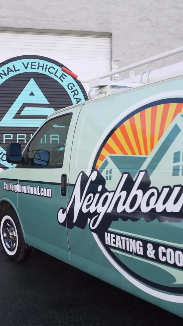 🔥 Another full wrap in the books! 🔥
We just finished another clean and professional van wrap for @neighbourhood.heating.cooling, and it turned out awesome! 👏

At Prima Graphics, we help businesses stand out on the road with custom vehicle graphics that work as hard as you do. 🚐💨

Stay tuned — we’ve got a customer testimonial video with the Neighborhood Heating & Cooling team dropping next week! 👀🎥

#PrimaGraphics #VehicleWraps #VanWrap #CustomGraphics #Branding #TorontoBusiness #SmallBusiness #GraphicDesign #WrapLife #SupportLocal #NeighborhoodHeatingAndCooling