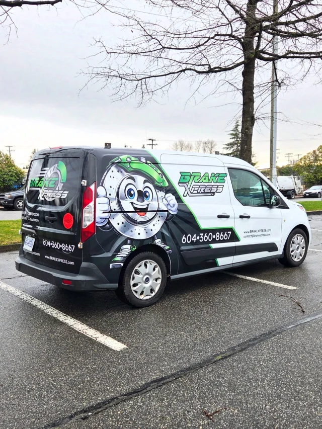 🚗💥 Meet @brake_xpress— now with mascot energy!
For this project we helped design a custom mascot design, printed the graphics in-house, and installed a clean partial wrap to make their van stand out on the road.

From concept ➜ print ➜ install, Prima Graphics takes care of everything start to finish. Our Avery Dennison & 3M certified wrap installers make sure every vehicle looks pro and lasts.

📍 Serving businesses across the Lower Mainland
🛠 Vehicle wraps, graphics & branding

#VehicleWrap #FleetBranding #LowerMainland #PrimaGraphics #CommercialGraphics AveryDennison 3MCertified WrapShop BrakeExpress