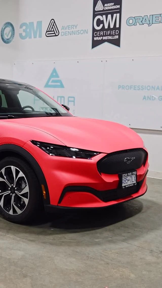 ⚡️ Fully charged and fully wrapped ⚡️

This electric Mustang Mach-E just got a full transformation with matte laminated graphics for Central — and it’s looking 🔥

From concept ➡️ print ➡️ precision install, we handle the entire process in-house to make sure every detail hits.

Who says EVs can’t make a bold statement?

📍Serving the Lower Mainland
🎯 Designed. Printed. Installed.

#VehicleWrap #MustangMachE #ElectricVehicle #CarWrap #MatteWrap