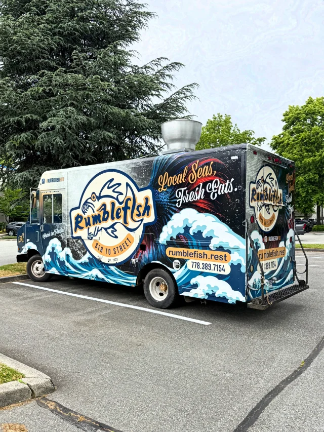 We recently completed this full printed food truck wrap for @rumblefishyvr, transforming their truck into a bold, eye-catching mobile billboard that’s sure to turn heads. Whether it’s parked at an event or cruising through the Lower Mainland, this truck is ready to make an impression.

If you’re heading to the PNE during the FIFA World Cup celebrations, keep an eye out for Rumblefish and grab some amazing food while you’re there!

At Prima Graphics, we help businesses stand out with custom-designed, professionally printed, and expertly installed vehicle graphics that deliver results.

#PrimaGraphics #Rumblefish #FoodTruckWrap #VehicleGraphics #FoodTruckGraphics