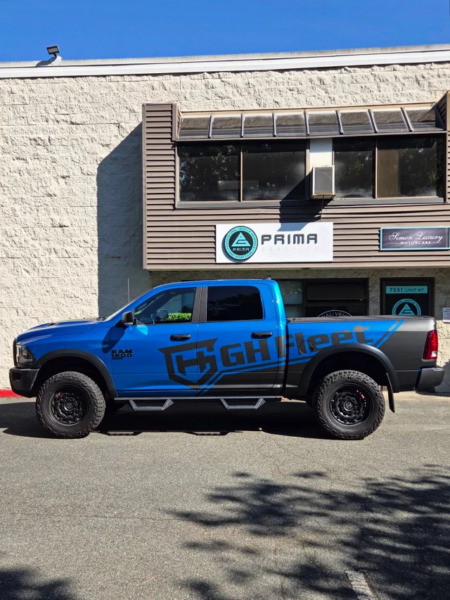 Another clean transformation rolling out of the shop! 👊

This custom partial wrap for @ghfleetstaffing combines the sleek look of 3M Matte Black with the premium finish of 3M Satin Dark Grey decals to create a sharp, professional appearance that stands out on the road.

A well-designed partial wrap is a cost-effective way to turn your work vehicle into a moving billboard while keeping a clean, modern look. Huge thanks to GH Fleet for trusting Prima Graphics with their project!

📍Serving businesses throughout the Lower Mainland.
📞 Ready to elevate your fleet? Let’s make it happen.

#PrimaGraphics #GHFleet #VehicleWrap #PartialWrap #3M